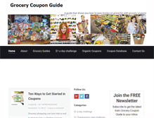 Tablet Screenshot of grocerycouponguide.com